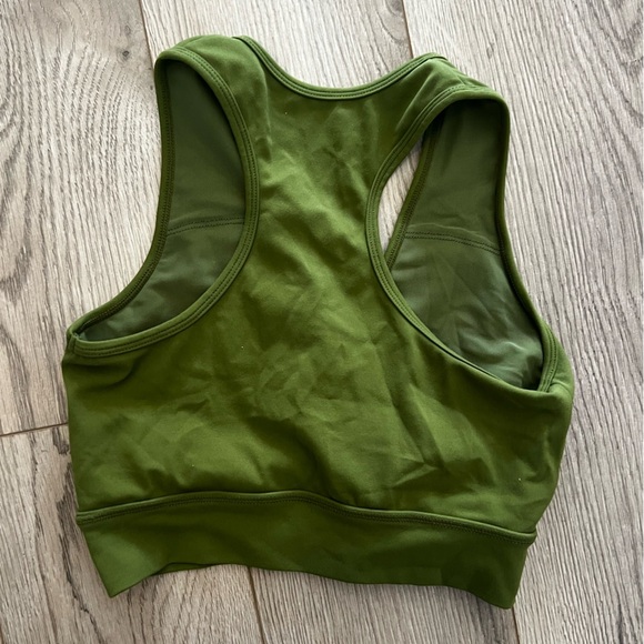 Mono b Green Wrap Sports Bra, size S - Picture 2 of 3